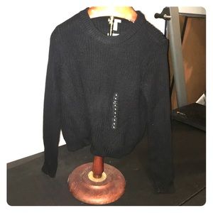 Black long sleeve sweater from H&M. Tags still on