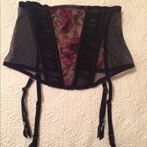 Victoria's Secret Floral Waist Cincher/Garter