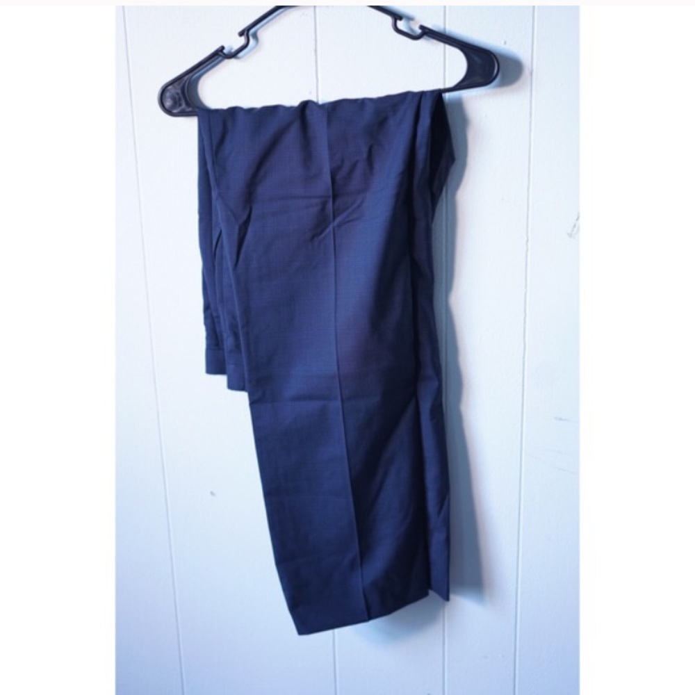 Banana Republic Blue Plaid Men's Dress Pants