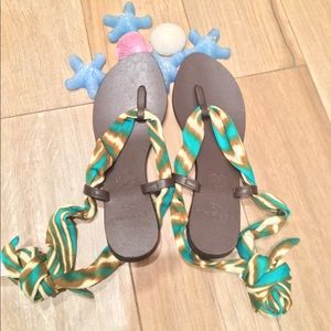 Beautiful!❤ Beach Sandals. Handmade