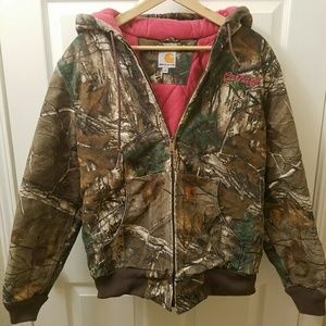 Carhartt Realtree/Pink Women's Camo Jacket