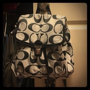 Gently used Coach backpack