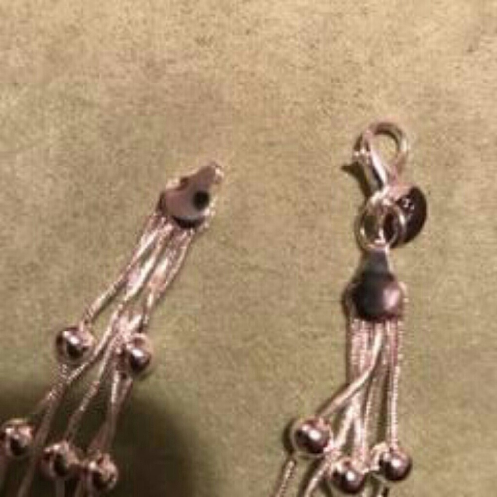 Sterling Silver matching necklace and bracelet - Picture 5 of 8