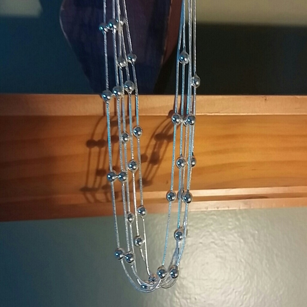Sterling Silver matching necklace and bracelet
