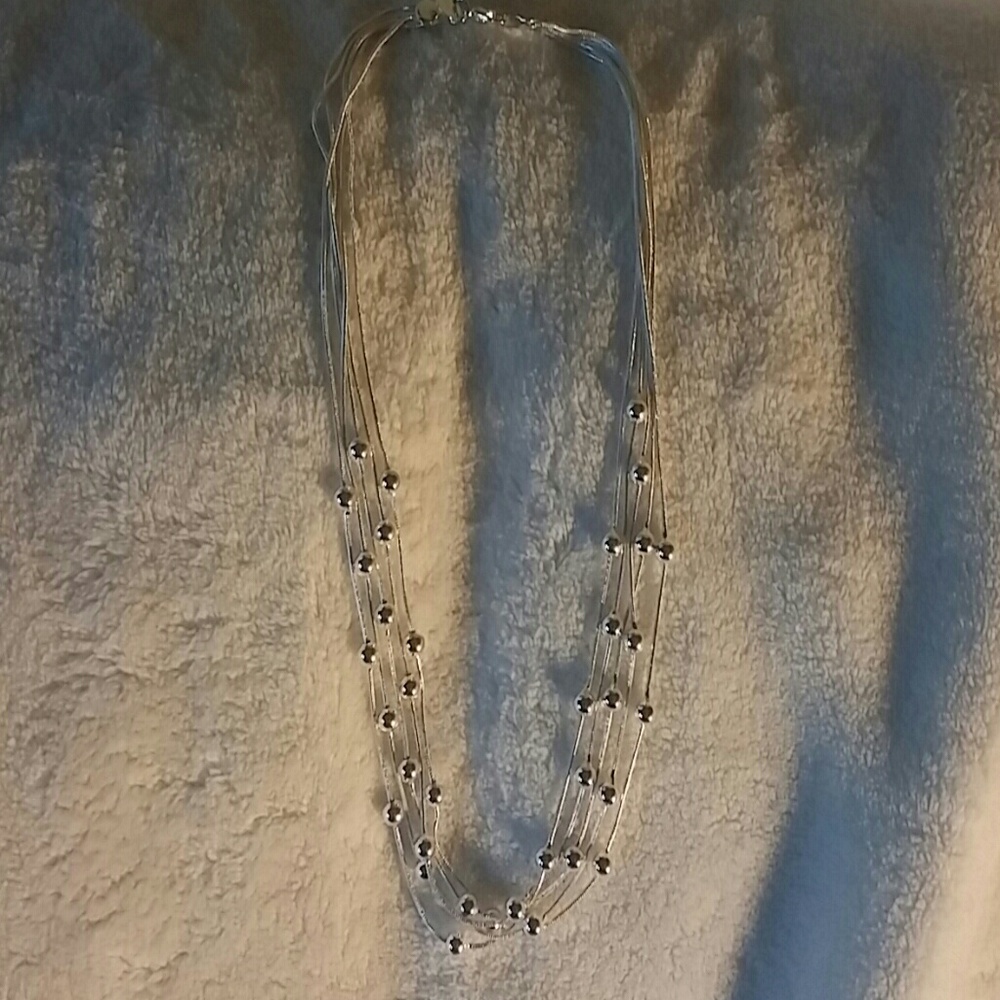 Sterling Silver matching necklace and bracelet - Picture 8 of 8