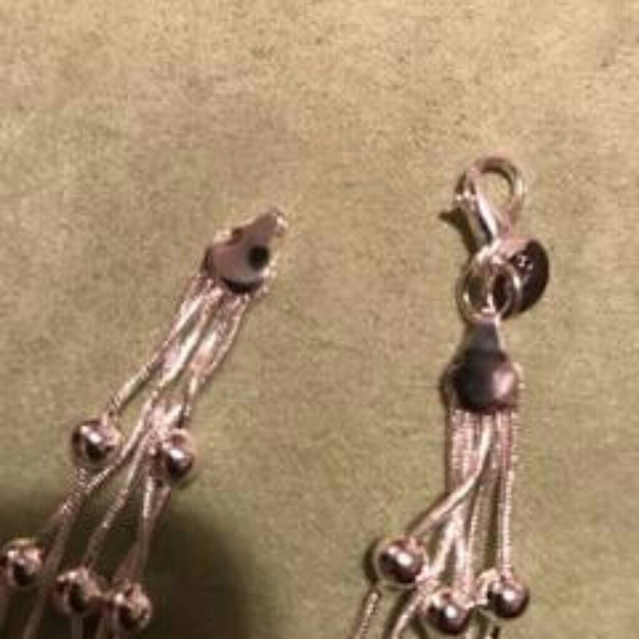 Sterling Silver matching necklace and bracelet - Picture 5 of 8