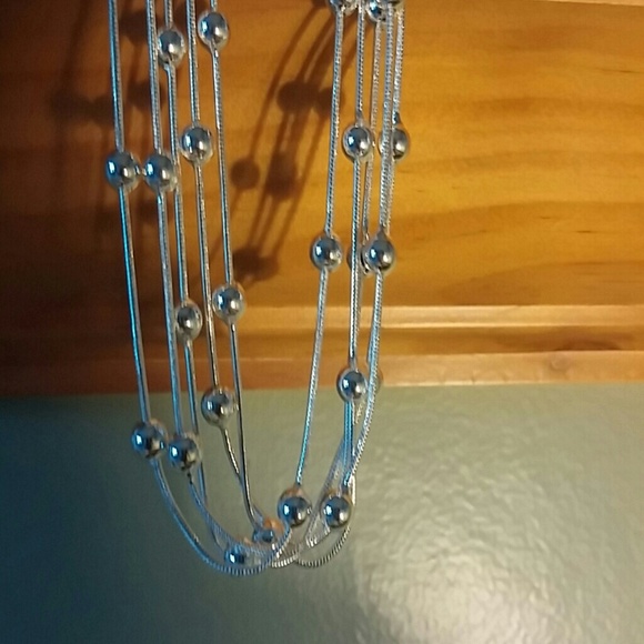 Sterling Silver matching necklace and bracelet - Picture 2 of 8