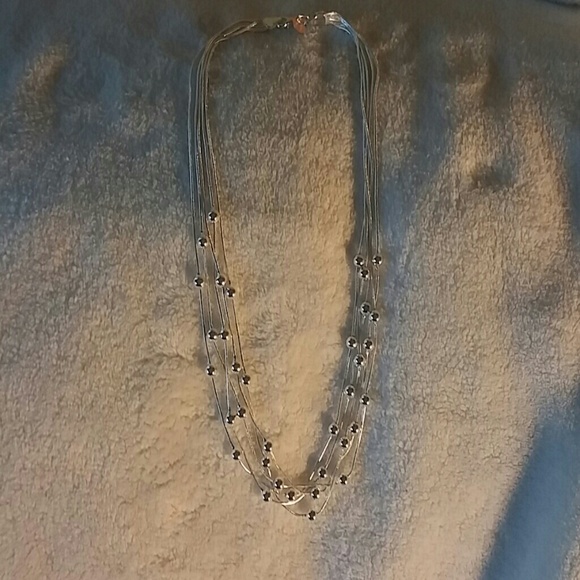 Sterling Silver matching necklace and bracelet - Picture 4 of 8
