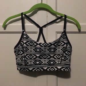F21 racer back sports bra