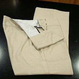 SMART Maurices Khaki Dress Pants with Black Belt