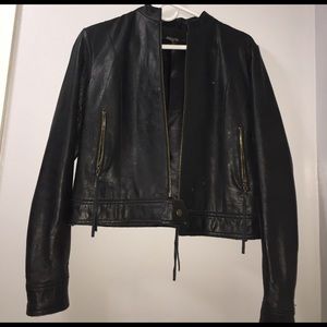 aldo leather jacket