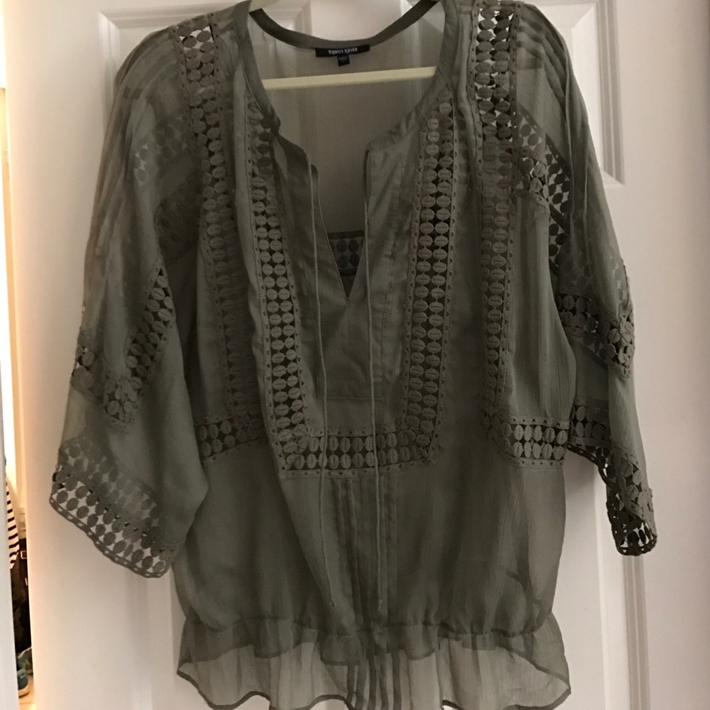 Sheer blouse