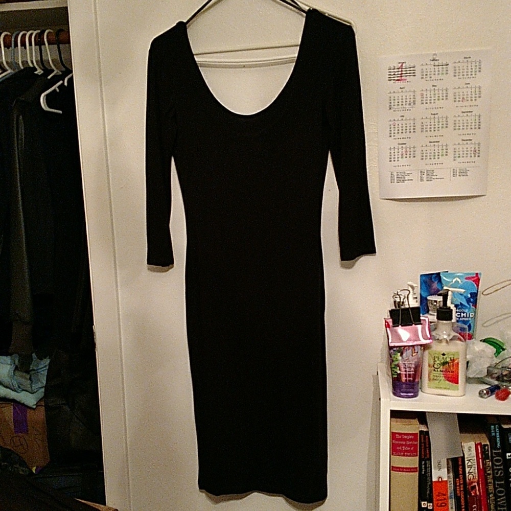 🚫SOLD🚫 Forever 21 black shirt dress