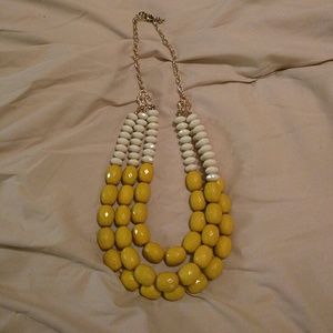 Chunky Yellow Necklace