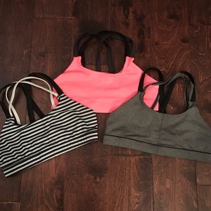 Champion Sports Bra Bundle, 3 bras, size Small