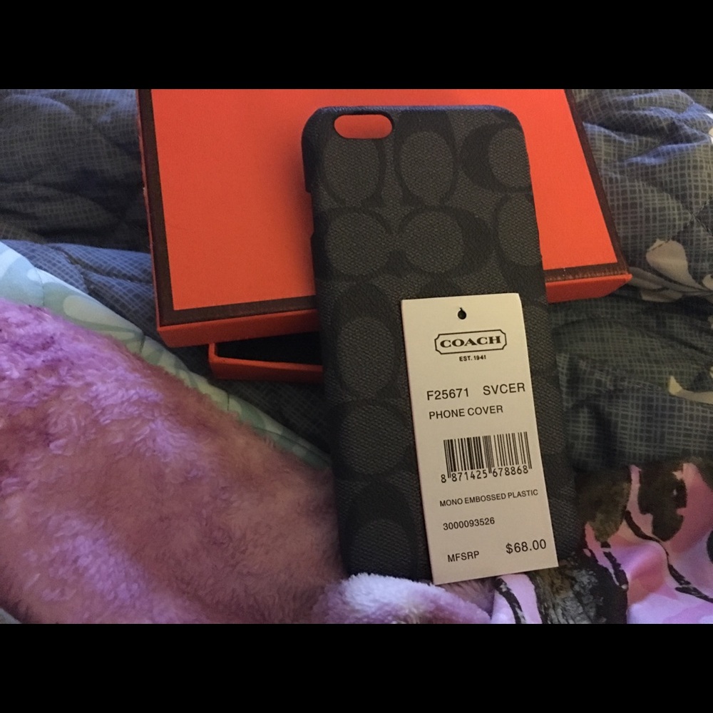 Coach case iphone 6s plus