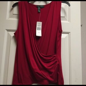 Ralph Lauren red top size M