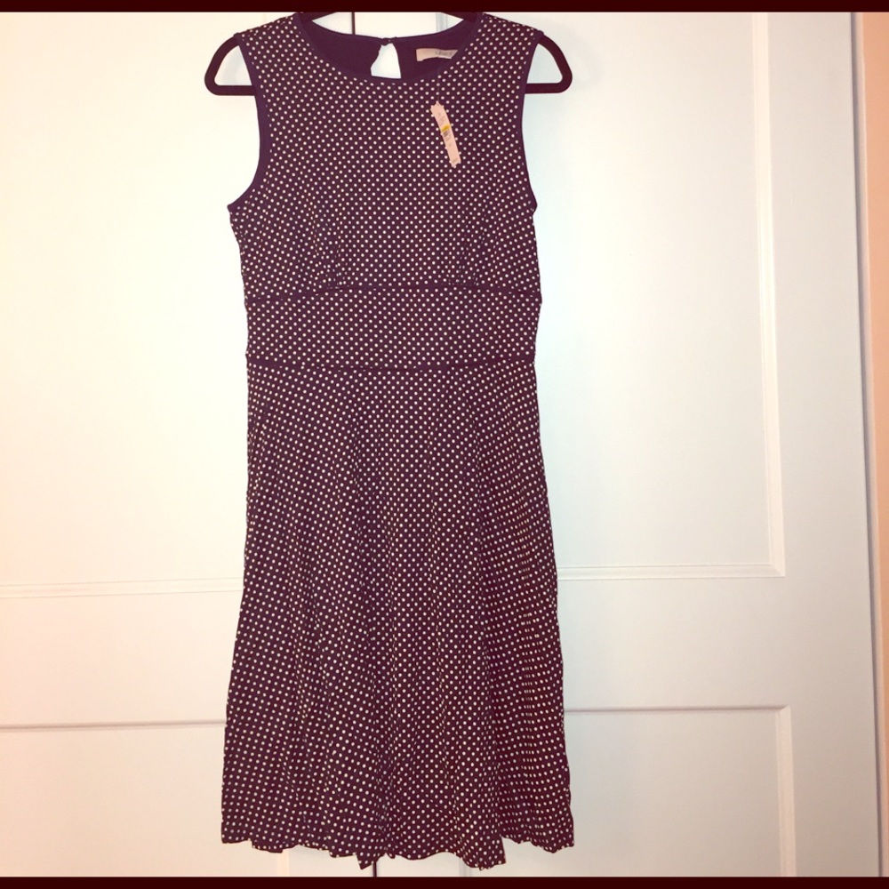Loft poker dot dress