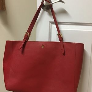 Tory burch large Robinson tote (red)