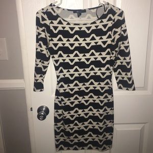 Tribal print mini dress