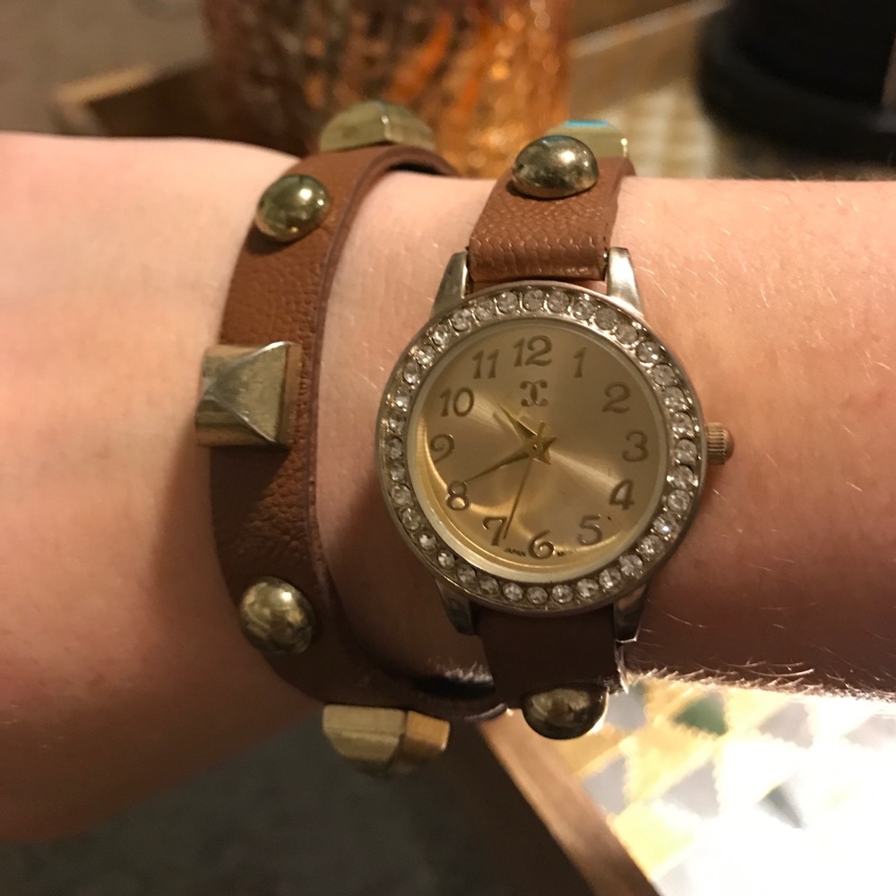 Studded Wrap Watch