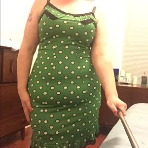 Polka Dot Slip Dress