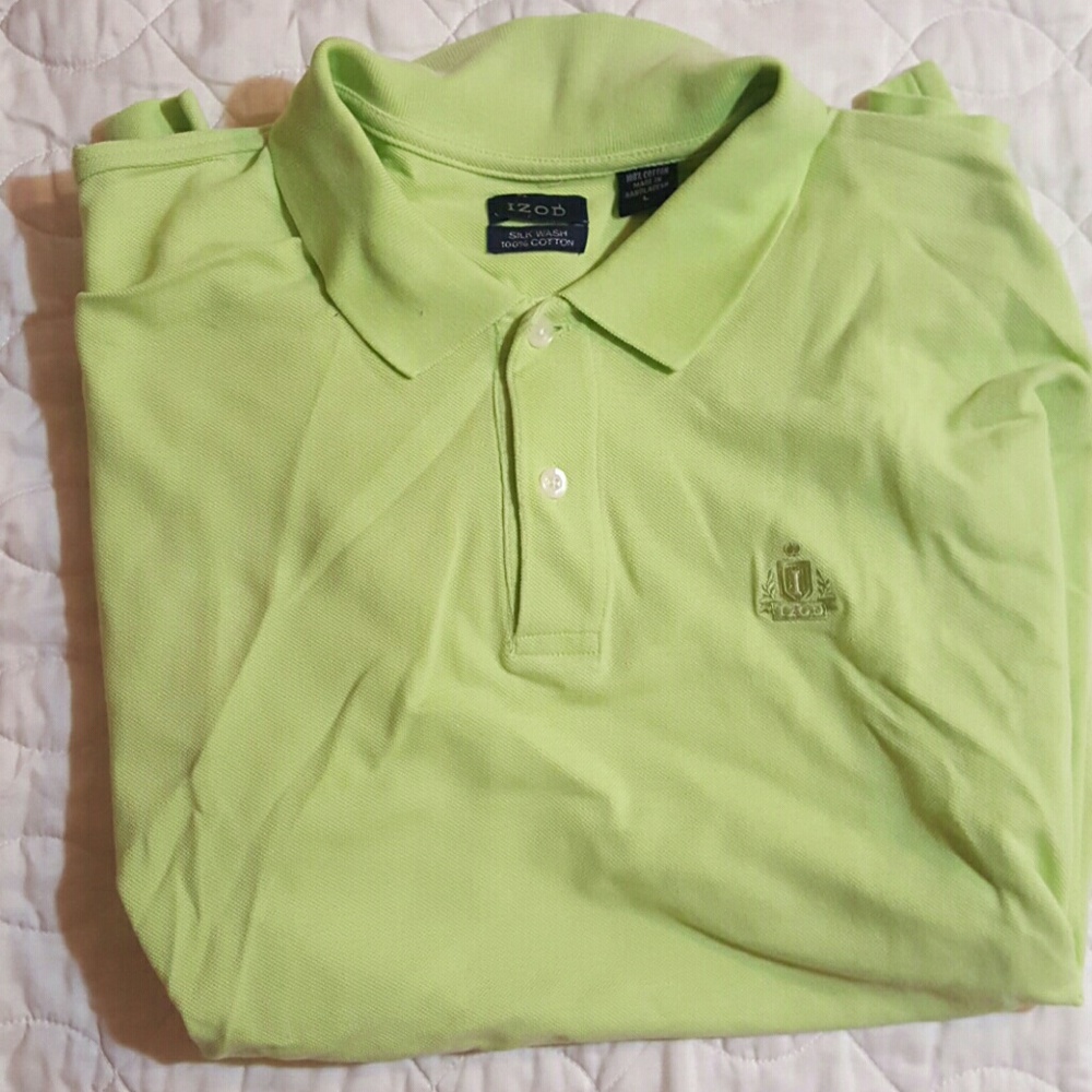 Lime Green Izod Polo