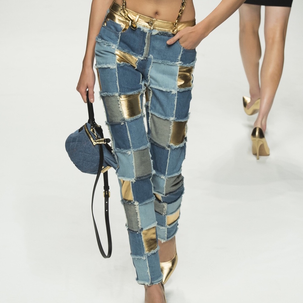 Moschino jeans willing to trade to equal amount