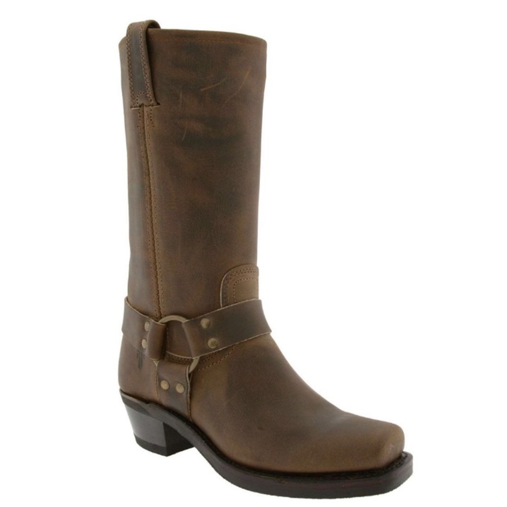 Frye Harness 12R Tan Leather Boots