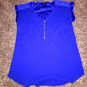 Royal blue express shirt