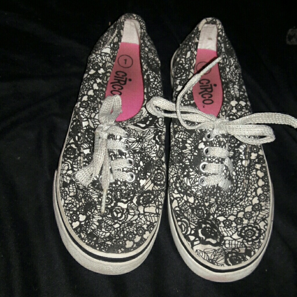 Gently used girls Circo canvas sneakers