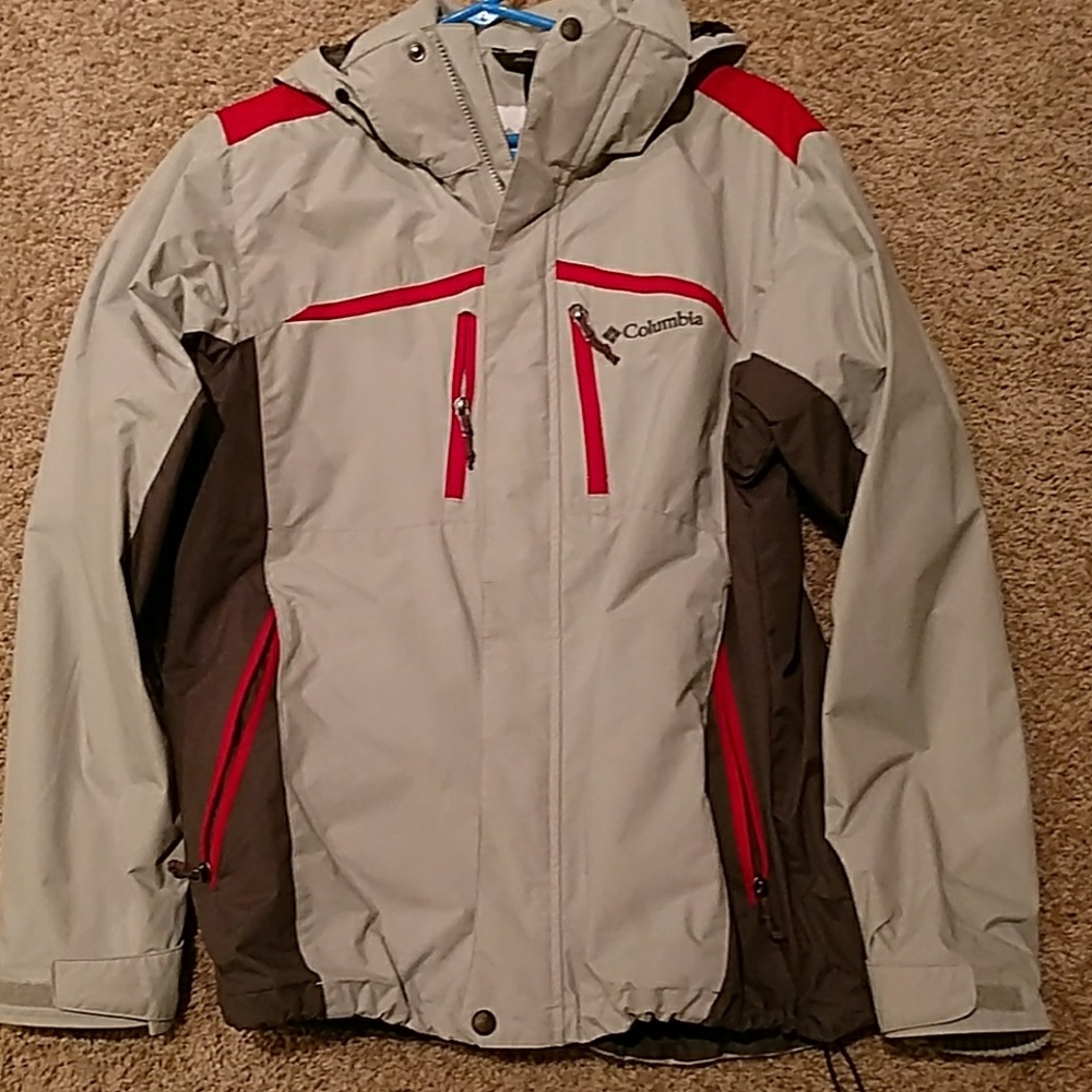 Columbia jacket with removable fleece
