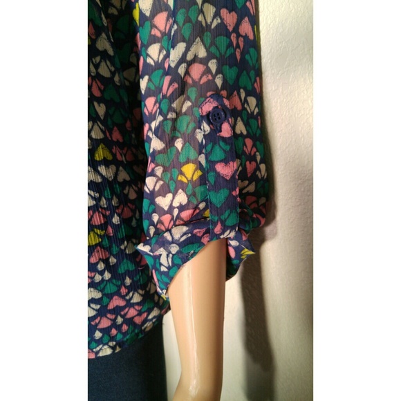 Mossimo Sheer Heart Top - Picture 2 of 2