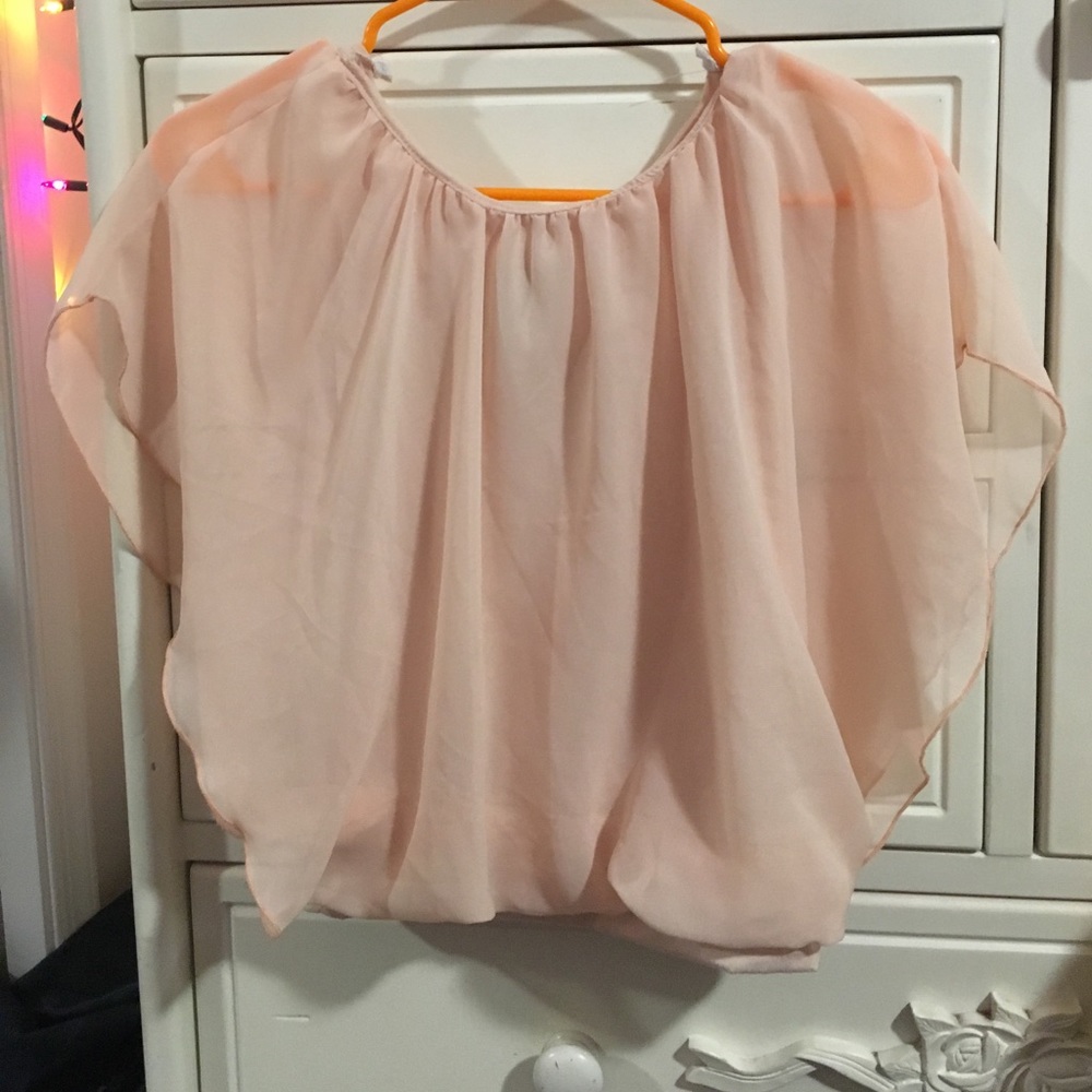 Light pink angel top