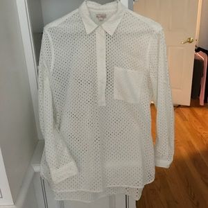 Eyelet blouse
