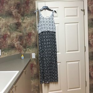 Black and white dress