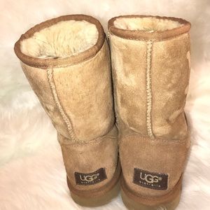 Womens CLASSIC SHORT Chestnut UGG SZ W7 model 5825