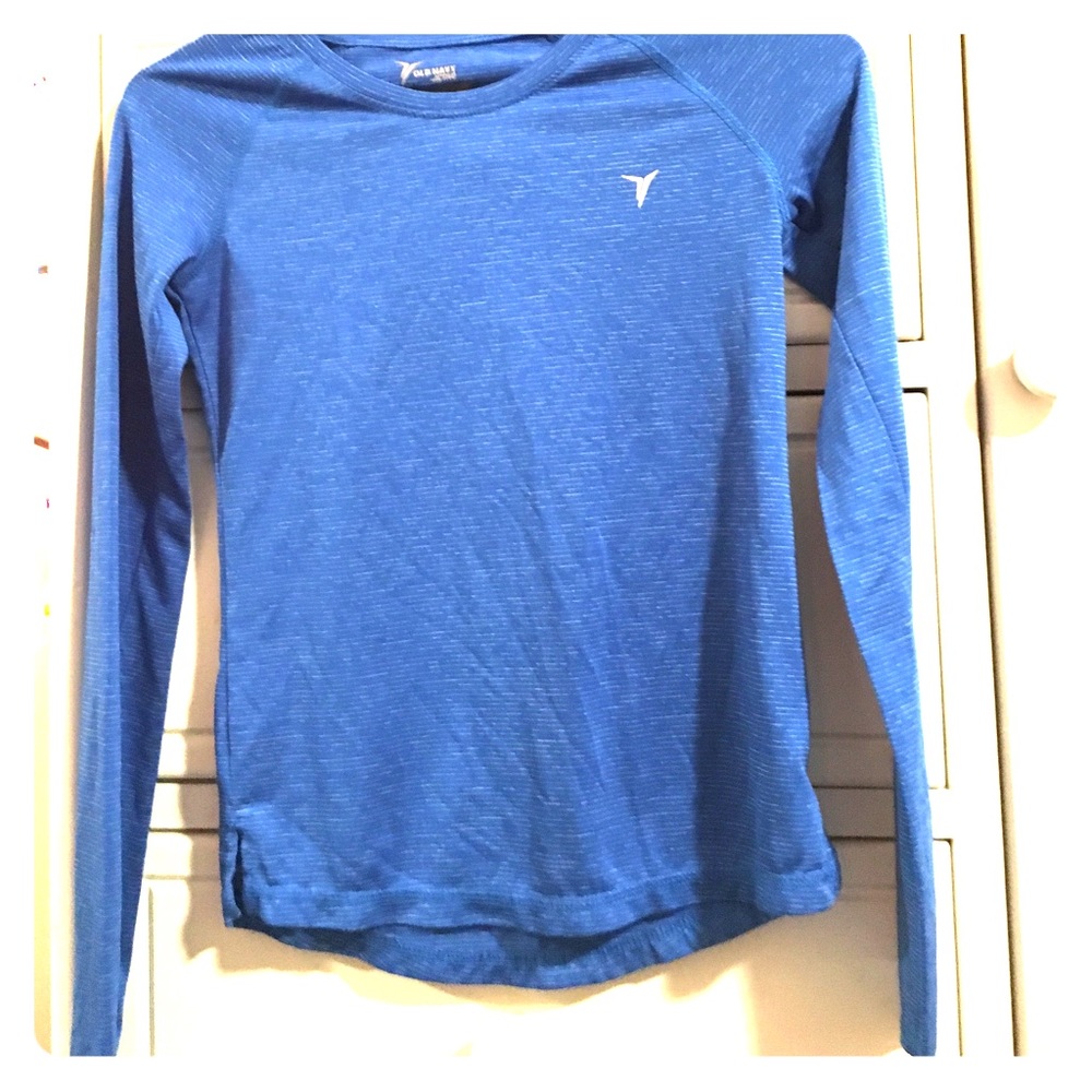 Royal blue exercise top