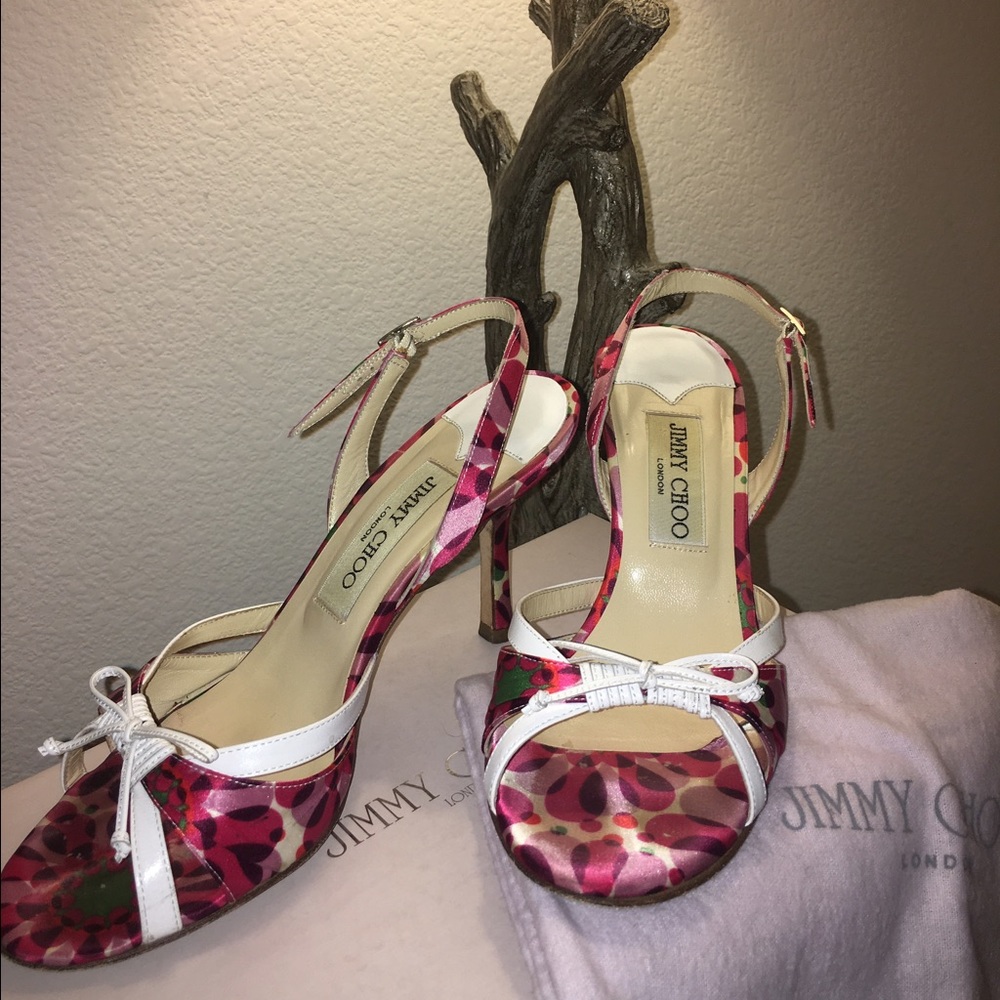 Jimmy Choo Floral Sandals