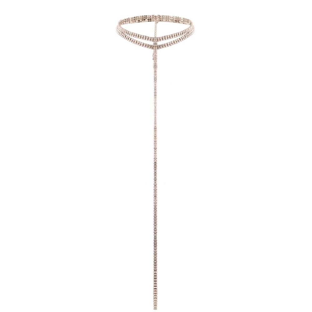 GOLD WATERFALL CHOKER