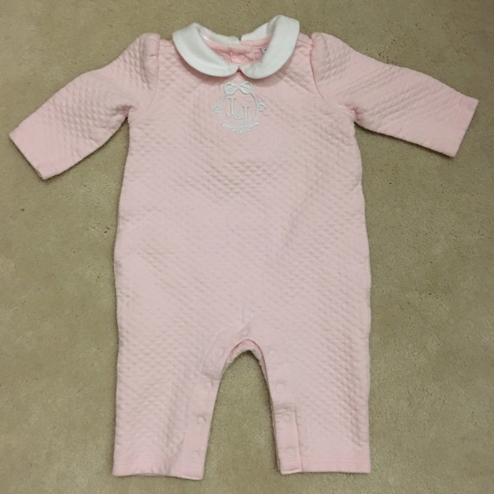 ❗️SOLD❗️Janie & Jack Quilted One Piece Pink