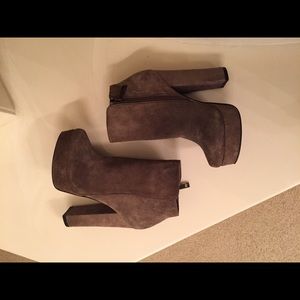 Suede Taupe Boots