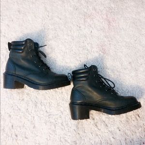 Dr. Marten heeled Persephone FI boot in black