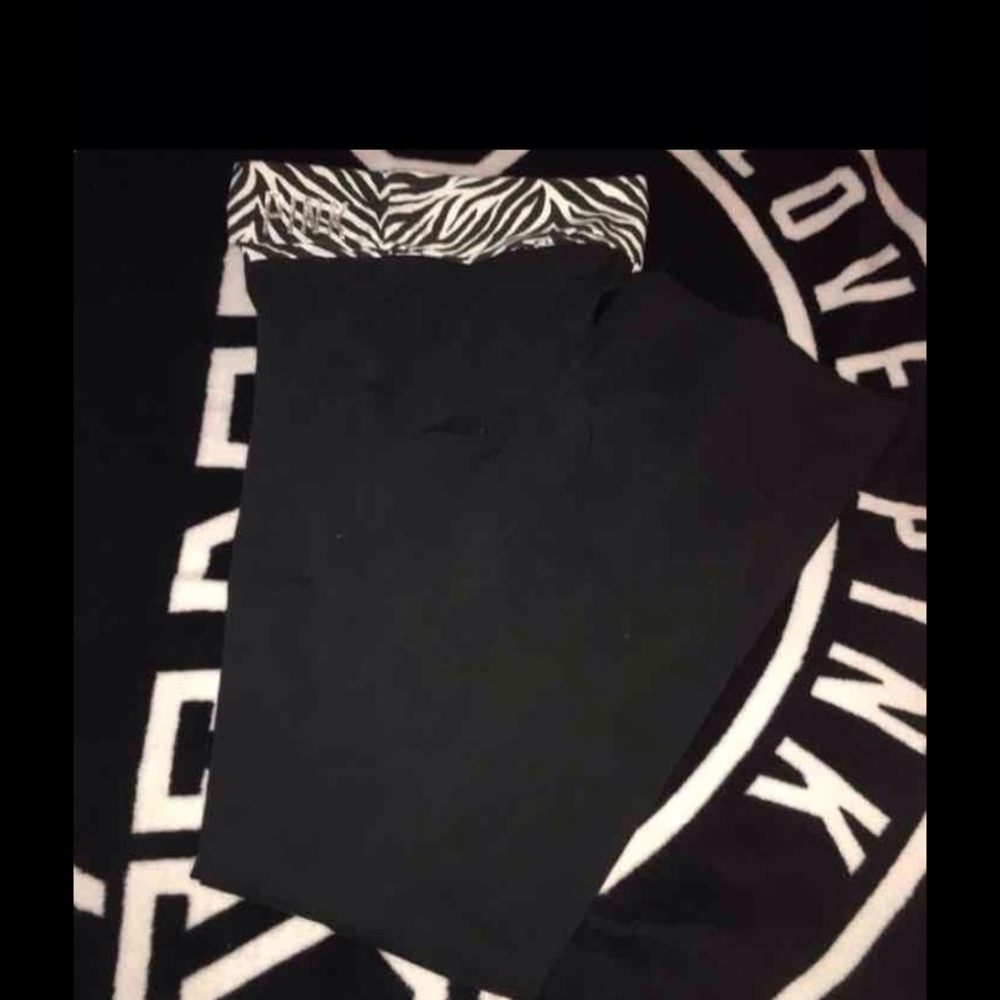 VS PINK ZEBRA YOGA PANT