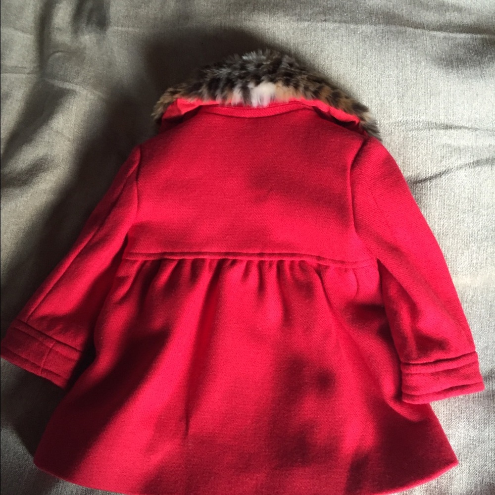 Kate Spade girls toddler red coat - Picture 2 of 2