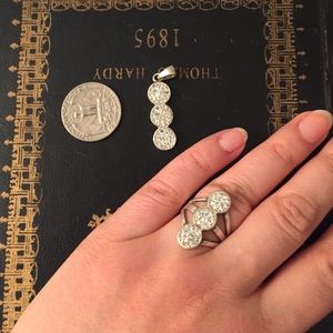 Sterling silver ring and pendant