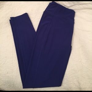 Deep Blue Thick Workout Leggings