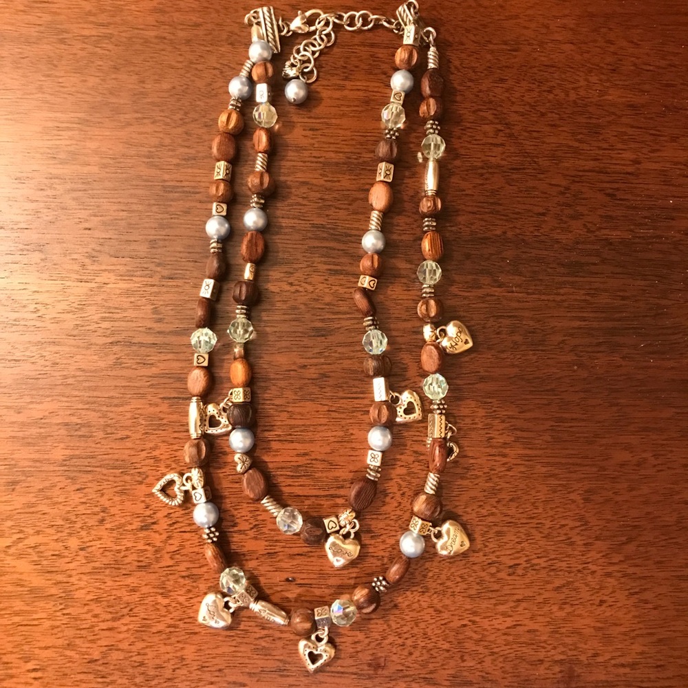 Brighton sentiment heart necklace