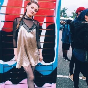 LF halter slip dress