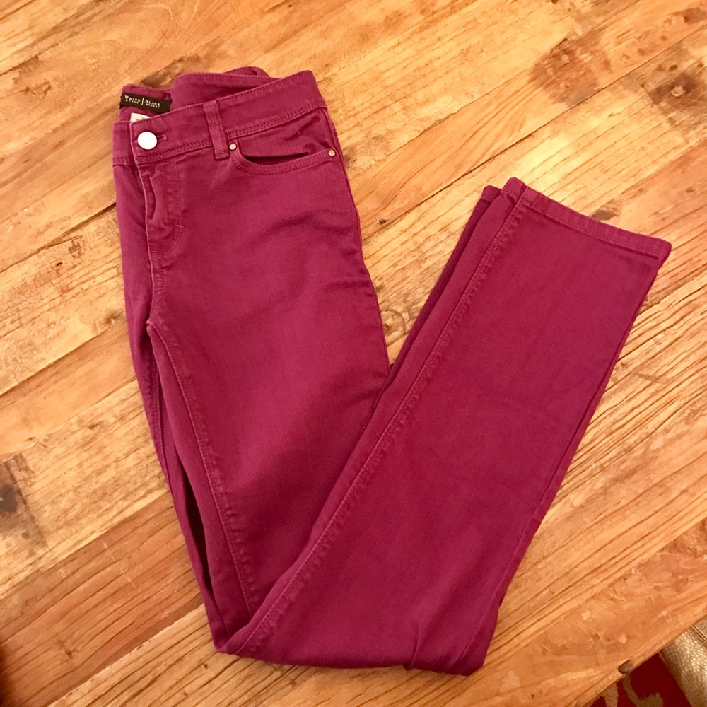 WHBM Blanc Slim Jean